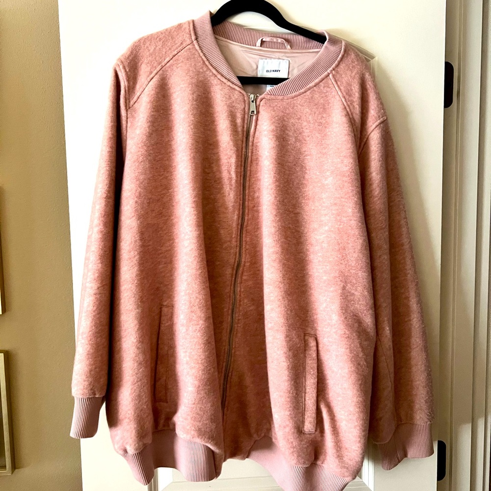 Old Navy wool plus size bomber jacket
